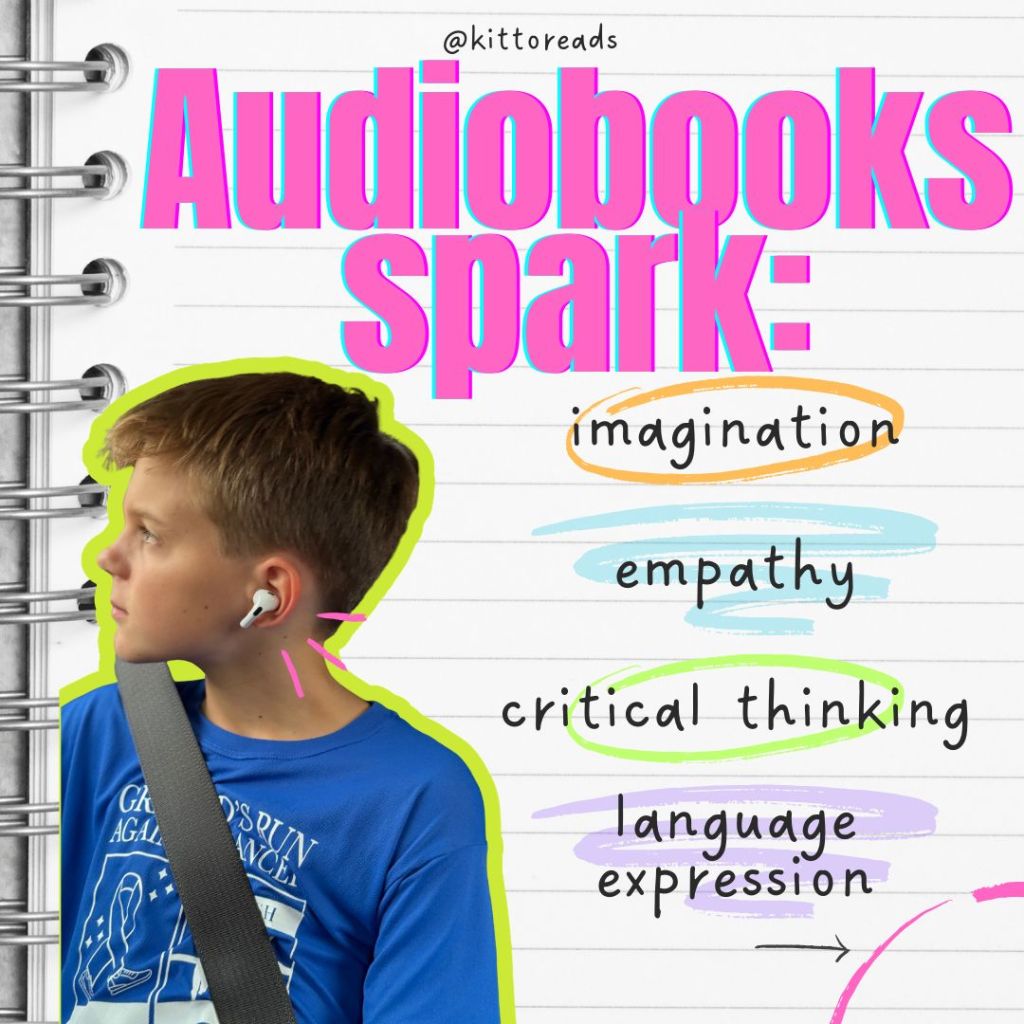Audiobooks spark

Imagination

Empathy

Critical thinking

Language and expression