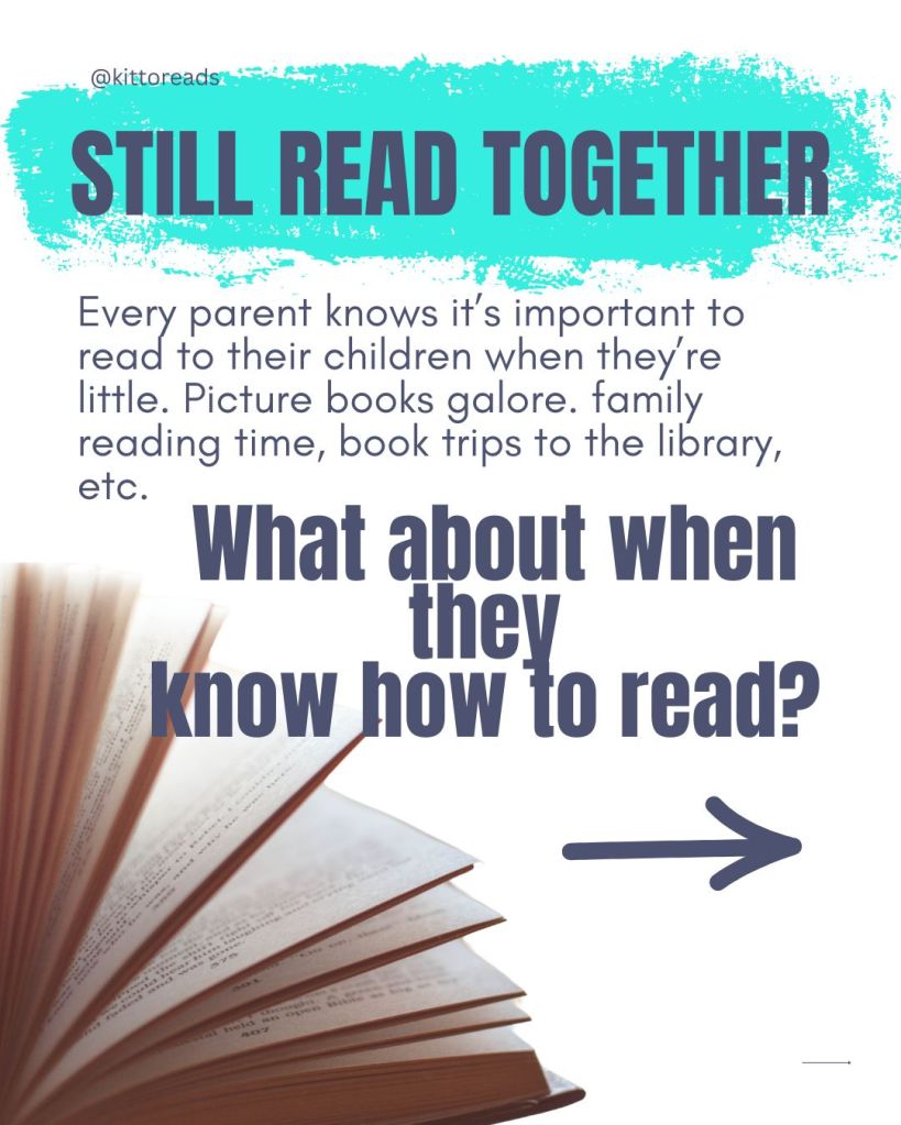Every parent knows it’s important to read to their children when they’re little: picture books galore, family reading time, trips to the library. But what about when they know how to read?