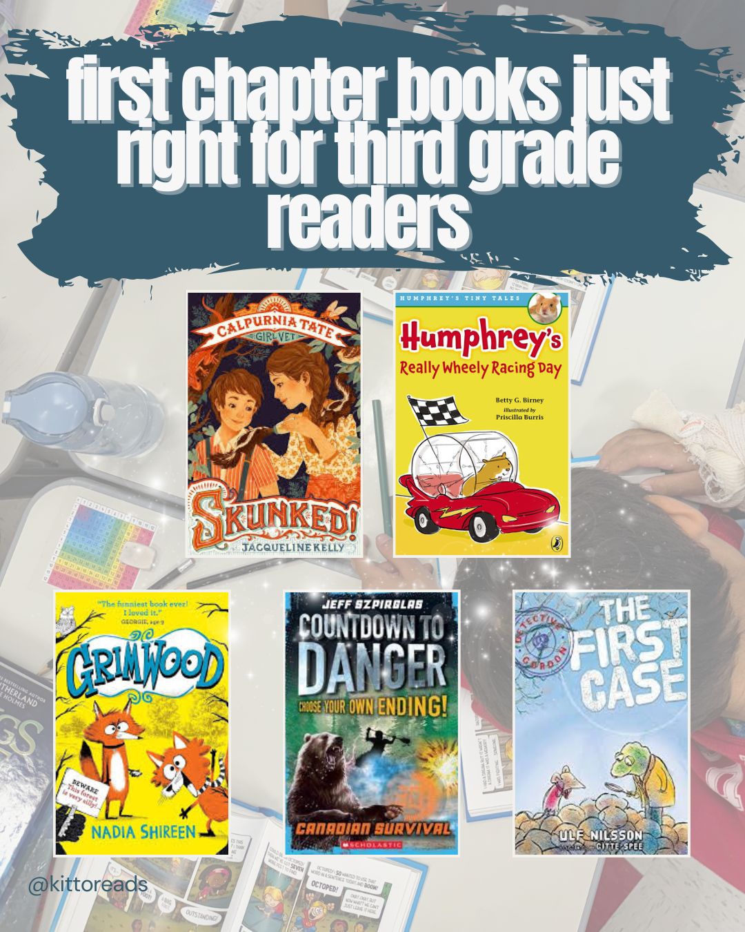 First chapter books just right for third grade readers